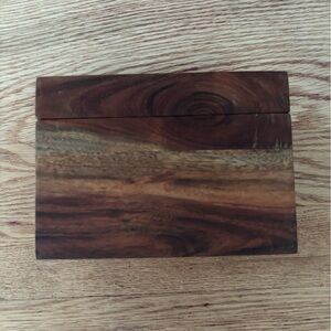 Wooden Recipe Box